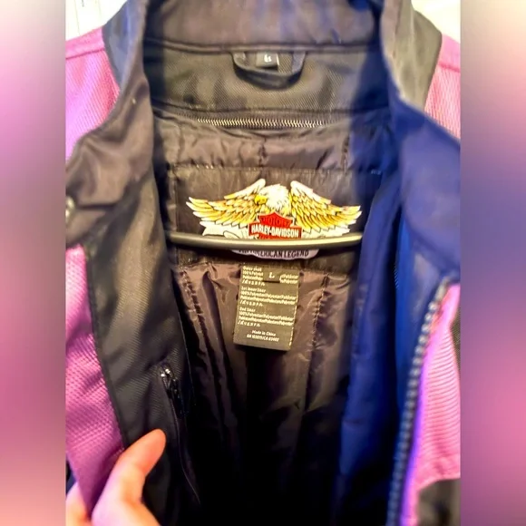Women’s Harley Davidson Biker Jacket Size Large